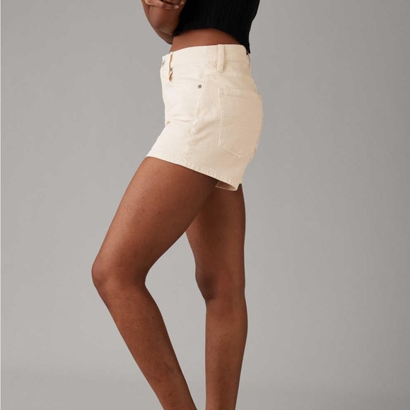 American Eagle Stretch Super High-Waisted Relaxed Short - Picture 3 of 16